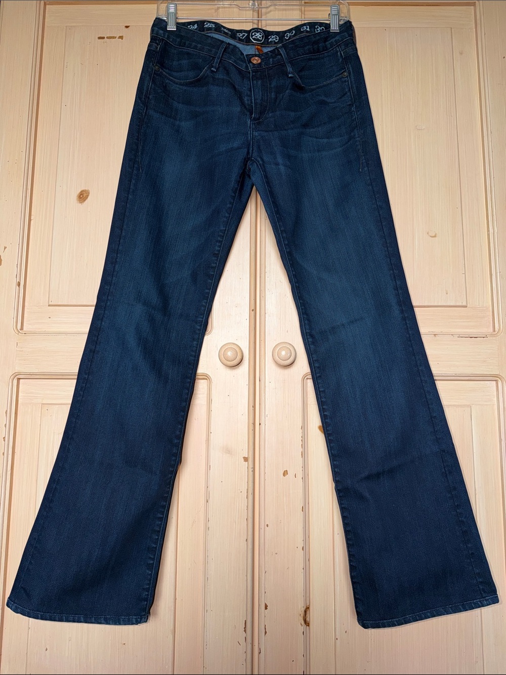 Earnest Sewn Deep Indigo Flare Jeans